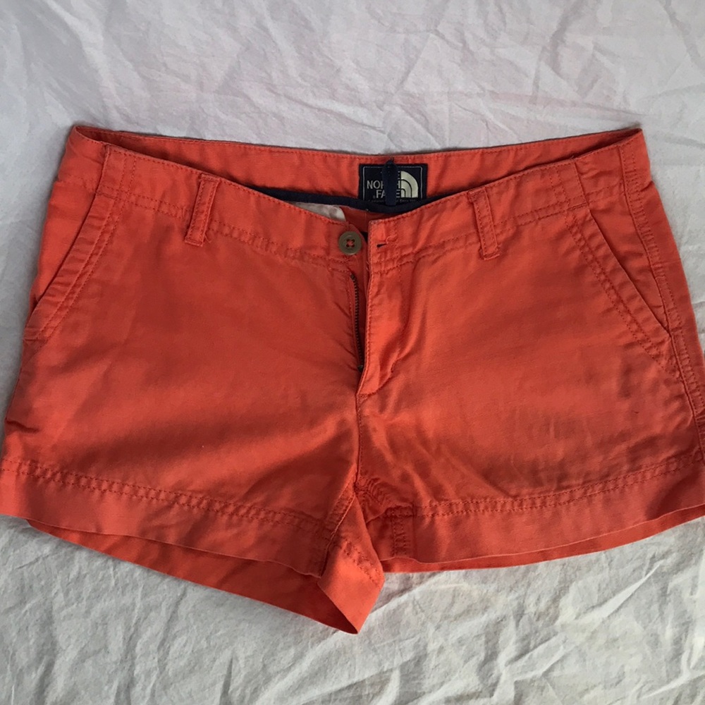NorthFace linen blend shorts